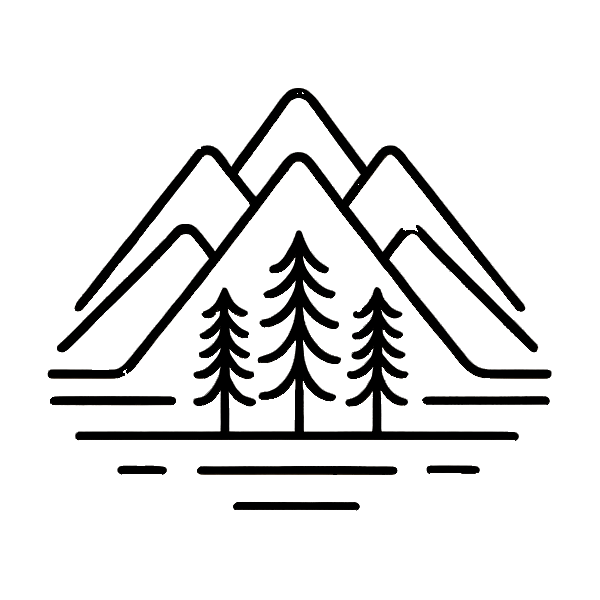 Mountains-and-Pine-Trees Icon